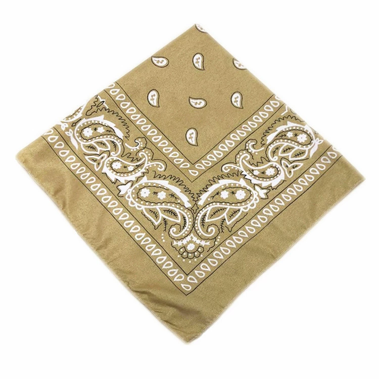 Headscarf, polyester 55 cm, paisley vortex print, one size (multi-color)