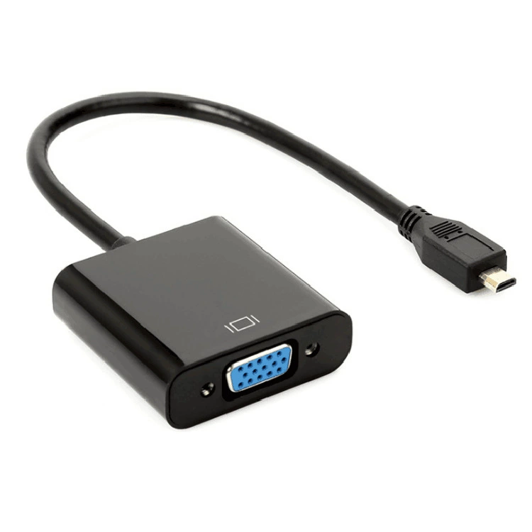 Прямые продажи с завода Micro HDMI to VGA с чипом Micro HDMI to VGA мобильный телефон к телевизору