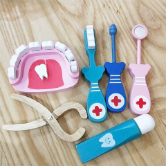 Children's toy dentist set role-playing simulation educational science toy kindergarten early education intelligence-teaching tooth model wholesale