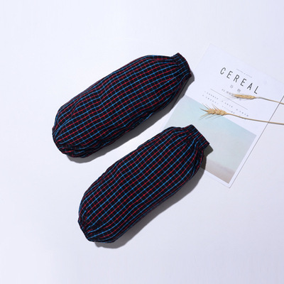 純棉棉格套袖袖頭格子套袖百貨用品禮品促銷2元店專批發