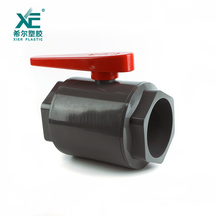 厂家推荐 PVC三片式球阀 国标 质高价优 1-1/4”