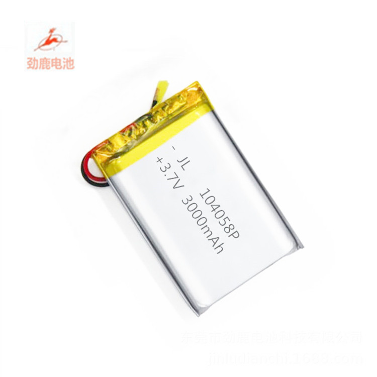 104058聚合物锂电池3000mAh3.7V充放电保护数码电子产品 劲鹿