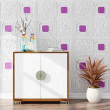 PVC环保3d立体贴墙纸防潮隔音自粘防撞壁纸墙纸装饰墙面墙贴