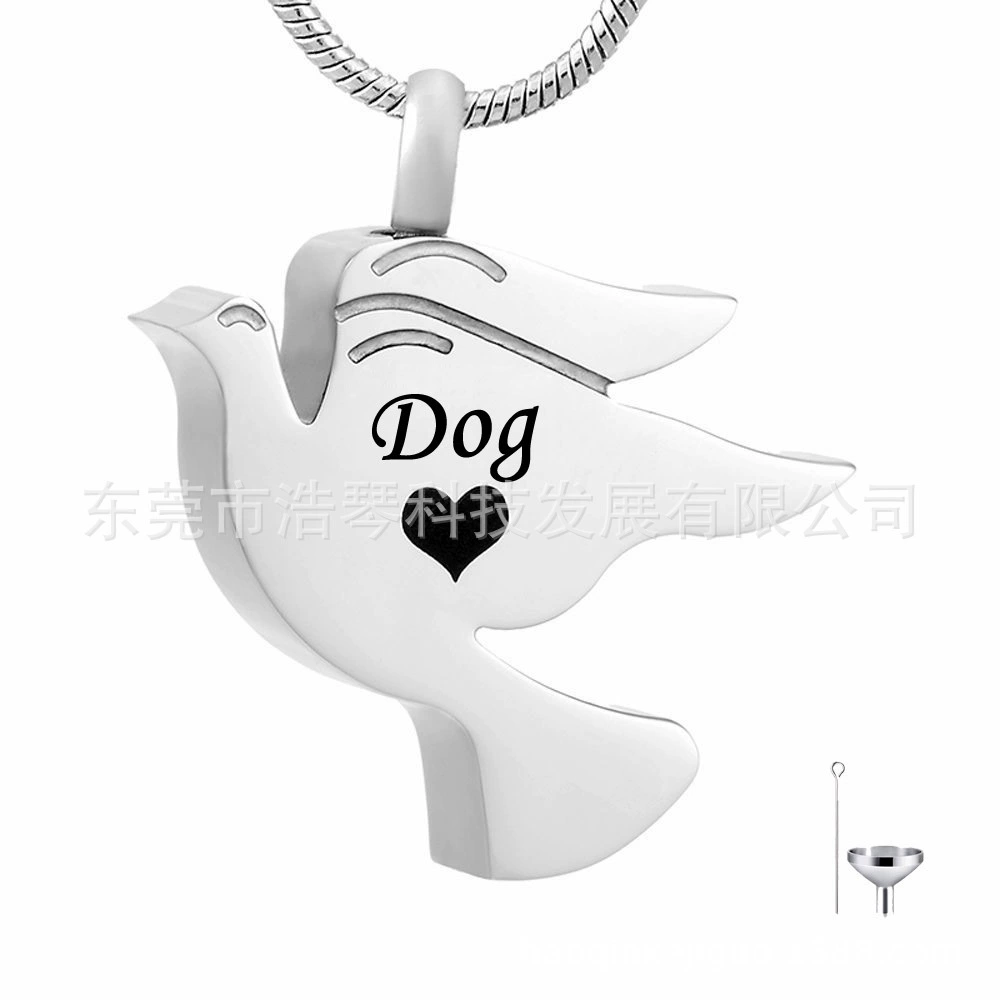 Европейские и американские ювелирные изделия персонализированные флакон духов памятные родственники домашнее животное пепел ожерелье можно открыть голубь пепел коробка кулон