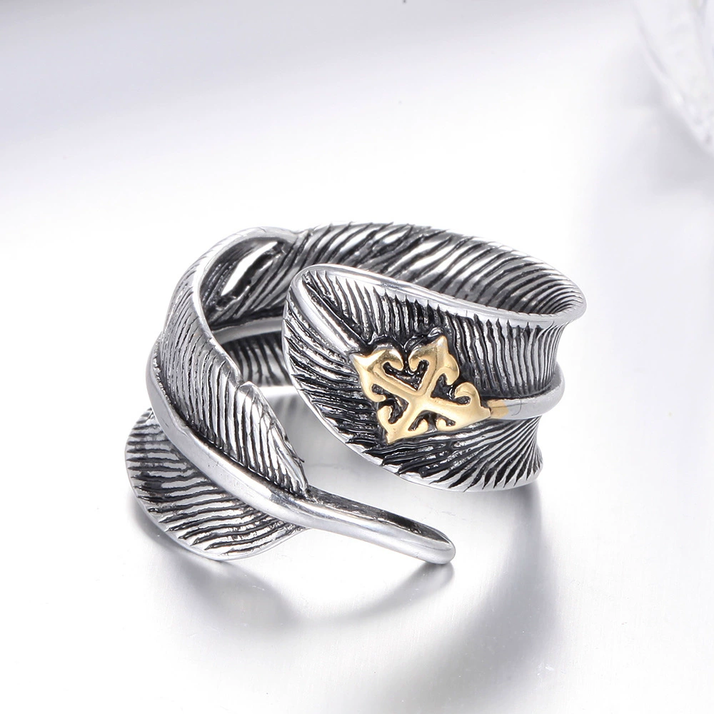 Модное кольцо из нержавеющей стали, AliExpress