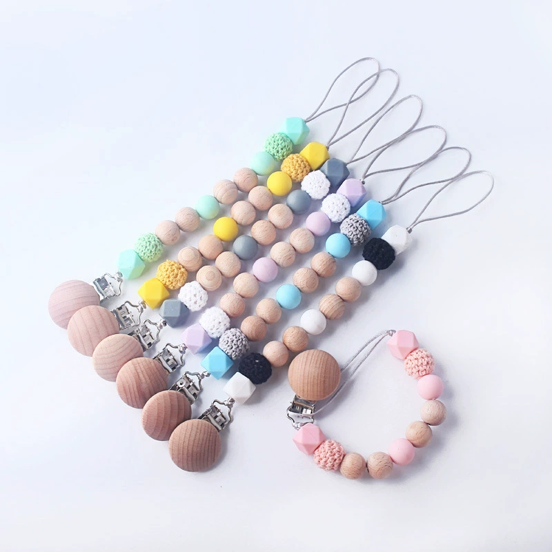 Children's pacifier, lanyard holder, silicone toy, chain, new collection