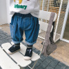 Baby baby Jeans 1-3 Boy Cropped Trousers children Easy trousers girl Korean Edition Thin section