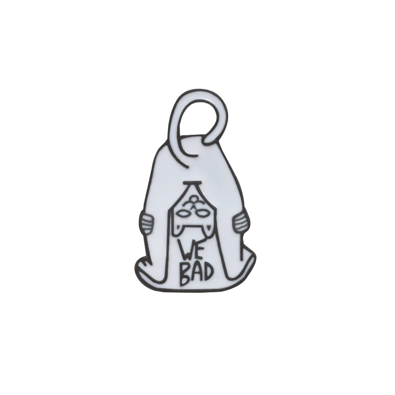 Creative amusing funny brooch, cartoon badge, footwear, bag accessory, accessories