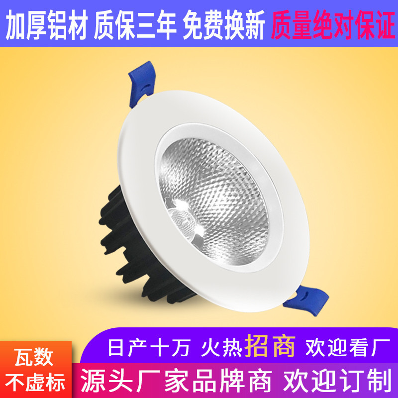 Highlight led Spotlight Ceiling Bovine lights Embedded system couture Corridor Entrance Aisle Down lamp Household Lights