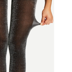 批發日韓版銀蔥亮絲超薄絲襪春秋性感防勾絲襪連襪褲 微透肉8003