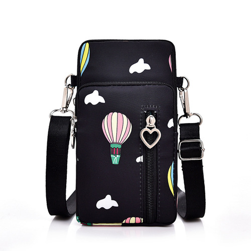 Wholesale mobile phone bag women's crossbody new coin purse Korean style mini bag vertical style bag sports arm bag halter neck