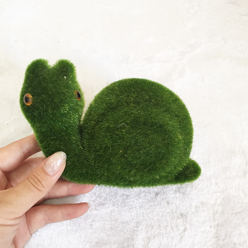 厂家 定制 爆款 仿真动物 塑料摆件 泡沫 植绒  园艺 微景观配件|ms