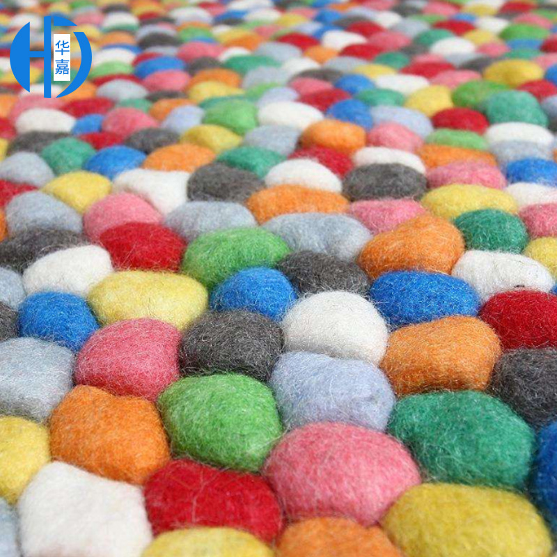 吸潮洗衣机烘干除静电羊毛毡球厂 手工圣诞节DIY戳戳乐羊毛毡球