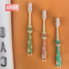 Children's Soft Hair Giraffe Toothbrush 3-6-12 Years Old Kids Cartoon Toothbrush with Toys Factory Store 206