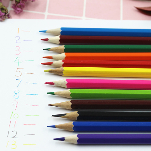 Bulk 12, 18, 24, 36 Color Bucket Cartoon Creative Colored Pencils for Children's Painting and Doodling