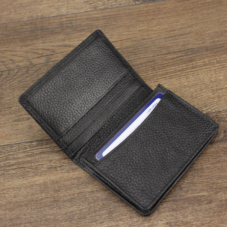 leather card holder for business cards