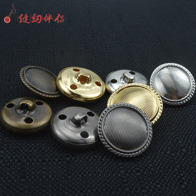 横条纹拉丝蘑菇黄铜高脚金属纽扣 (11).jpg