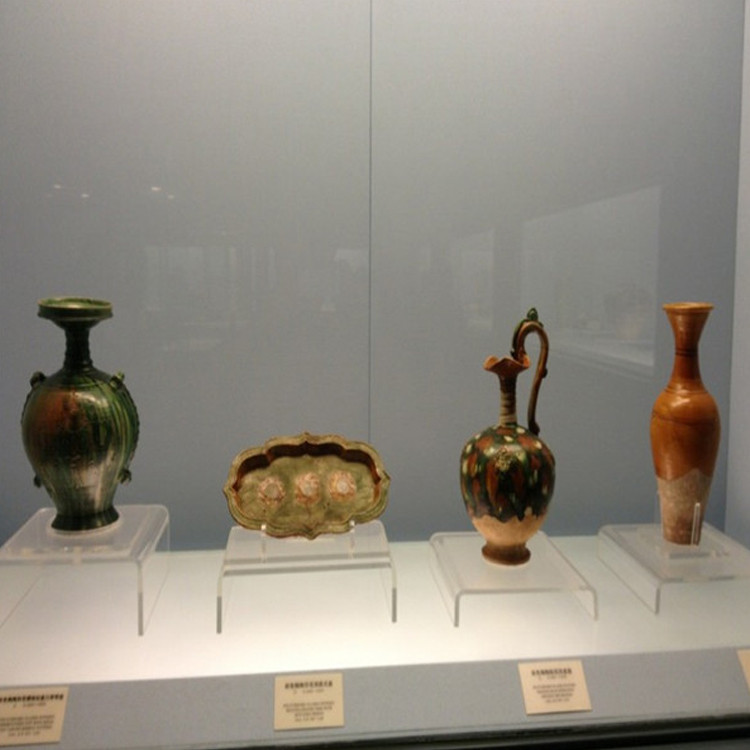 工厂直销博物馆展示架亚克力U形文物展架 瓷器珍藏珠宝托架
