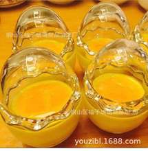 徐州企业定制玻璃鸡蛋杯 100ml布丁玻璃瓶 个性组培玻璃瓶