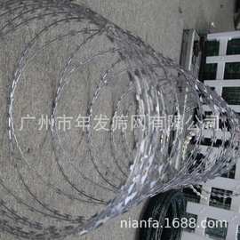 热镀锌刀片刺线 BTO22型号70公分卷径防盗刺线广东厂家生产