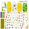 Nail stickers, fake nails, adhesive sticker, plant lamp for nails with velcro, suitable for import, 3D