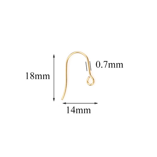 Stainless steel small U-shaped earring hook earring earring DIY jewelry accessories hook jewelry handmade accessories wholesale