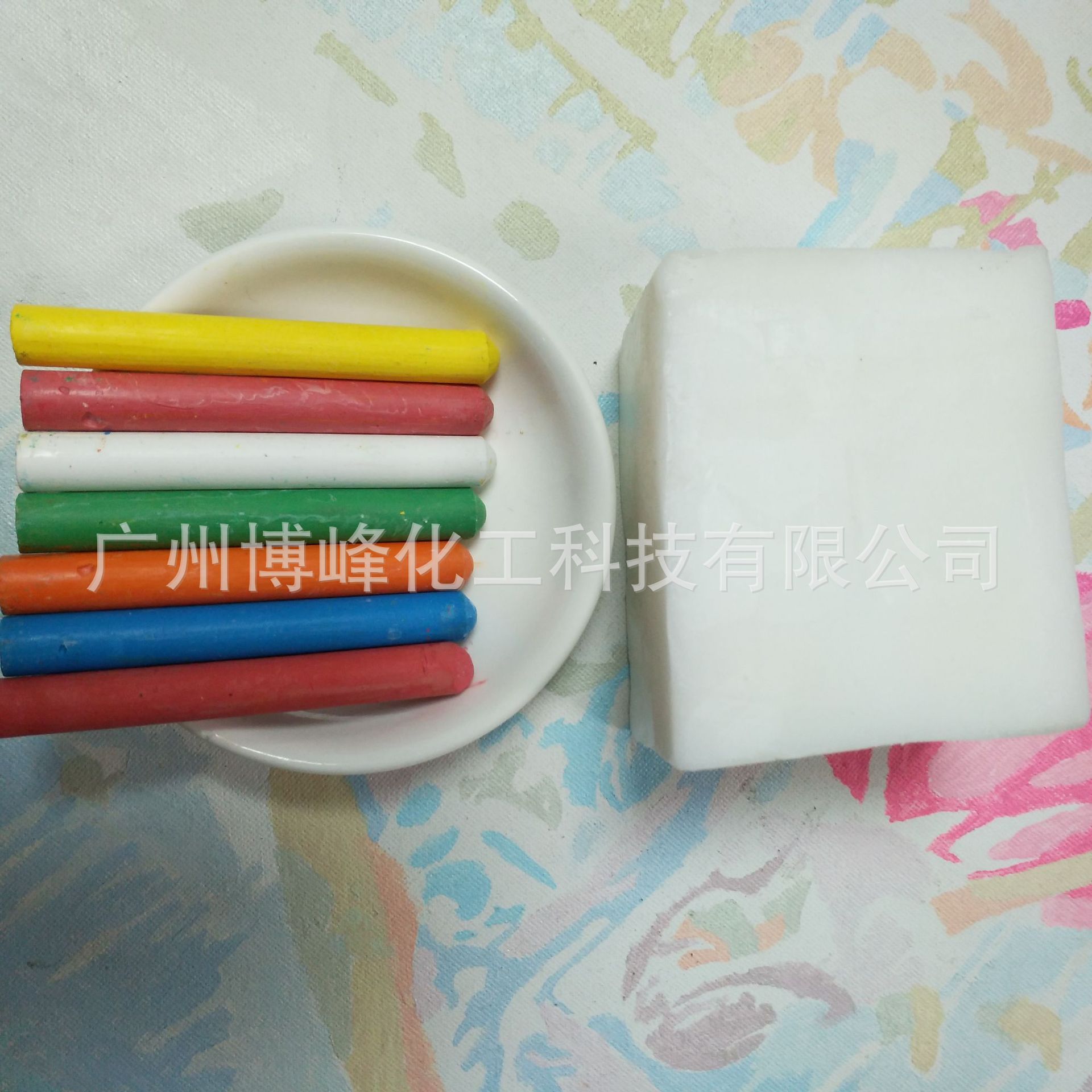 天*然 可水洗植物原料 儿童蜡笔脸彩棒彩绘棒原料白色水性蜡