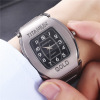 Metal men's watch, quartz steel belt for leisure, suitable for import