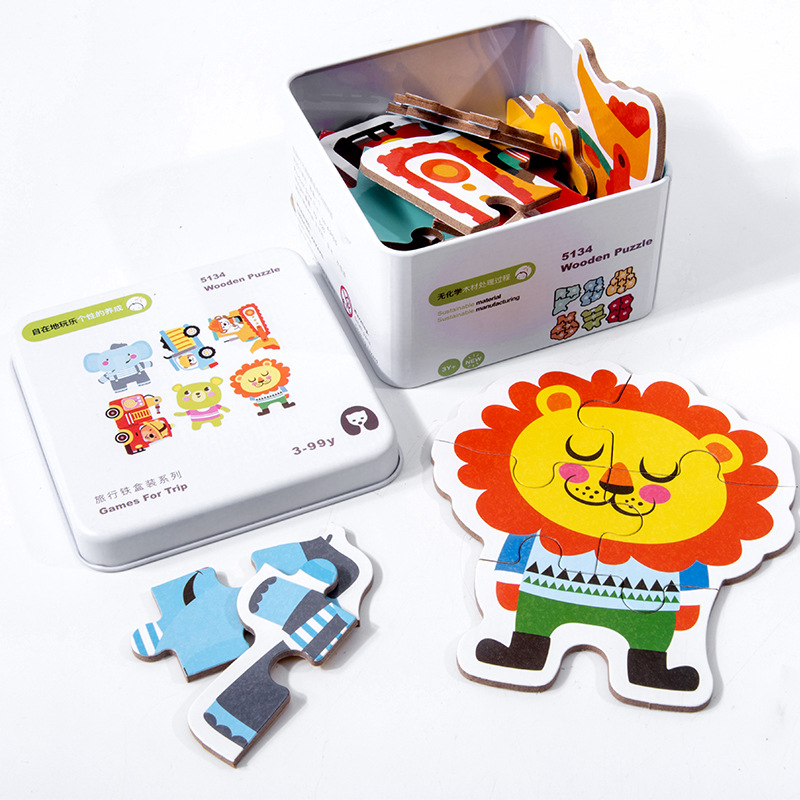 Children's tin box for traveling