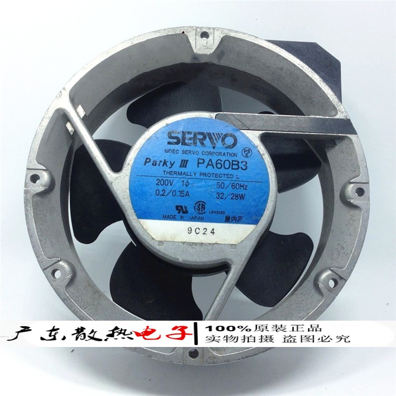 Parky ParKy PA60B3 PA74B5  MA60B3S-901圆形17CM风扇200V