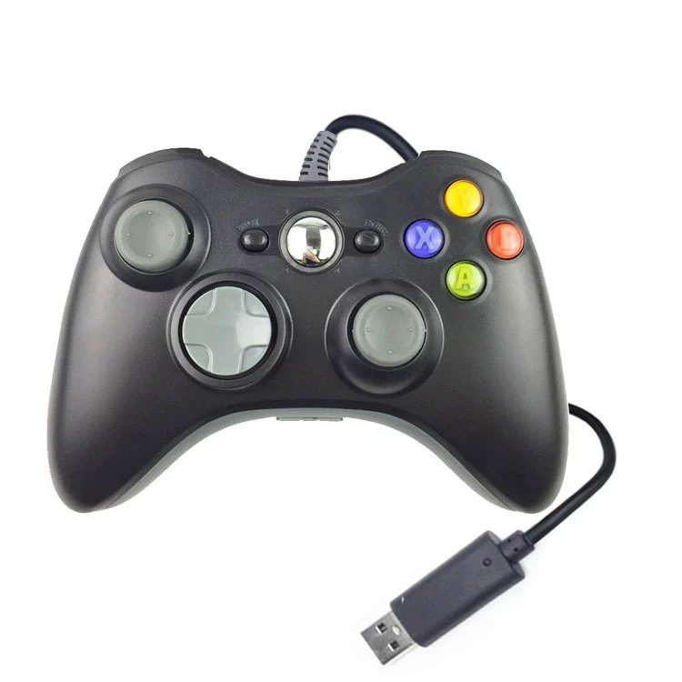 XBOX360 рукоятка xbox360 проводной геймпад USB интерфейс совместим с ПК компьютерная игра