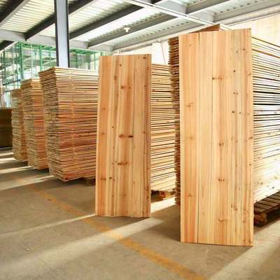 Manufactor Direct selling customized natural Chinese fir Solid wood panels dormitory construction site Force Specifications Fir deck