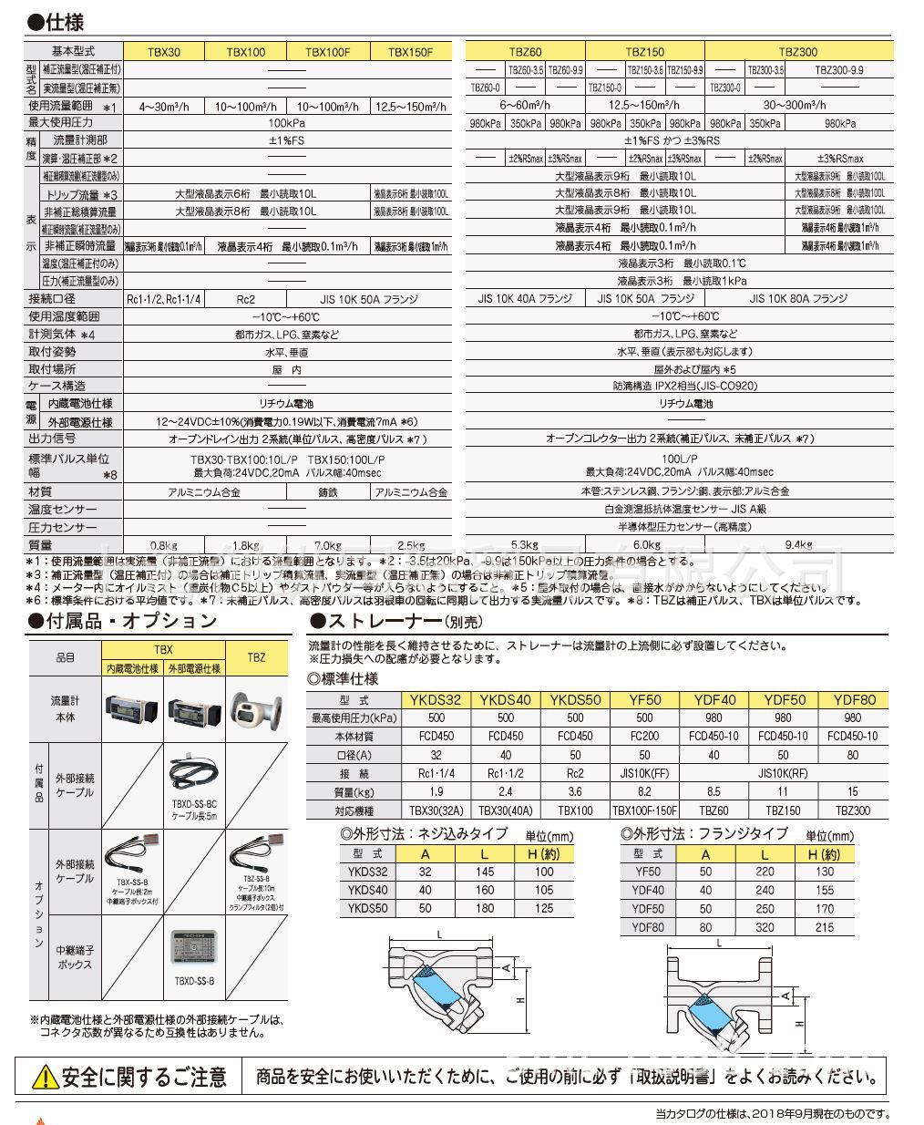 日本爱知时计Aichi tokei流量计TBZ150-3.5 创纵国际专业原装销售