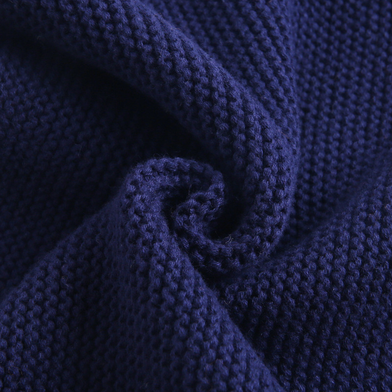 2024 Autunno Neonati Bambini Abbigliamento Maglia Filato di Cotone Maschio e Femmina Bambino Lanterna Pantaloncini Manica Lunga Cardigan Due_voghion.com