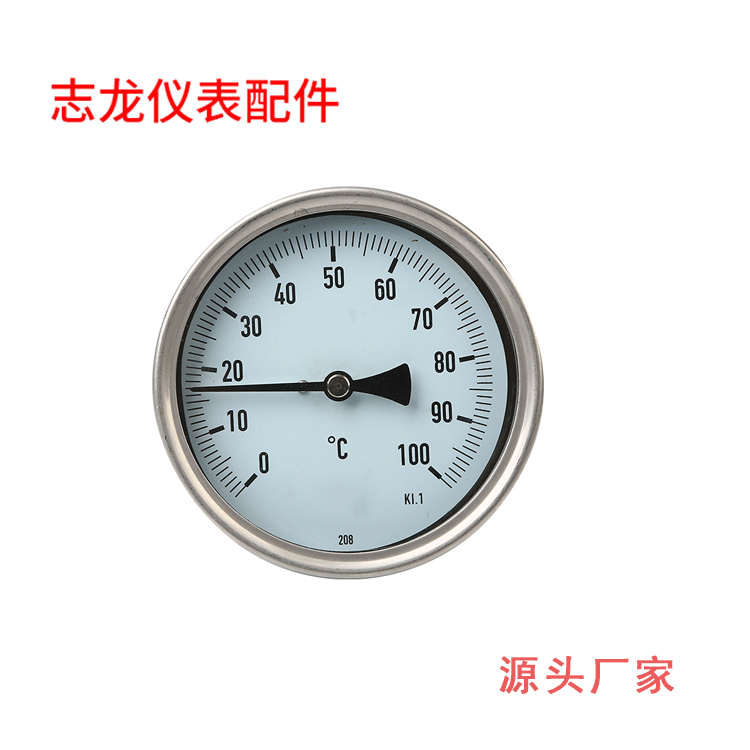 现货不锈钢双金属温度计 双金属温度计 电接点双金属温度计定制