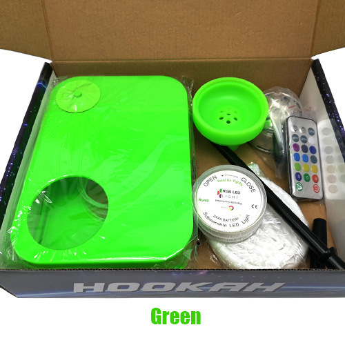 2021 Manufacturerwholesale Hookahs Set Glass Bong Black Box Acrylic