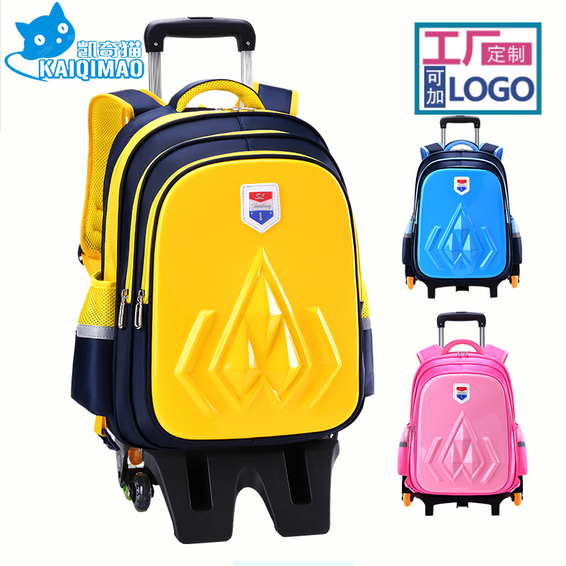 Factory Outlet Trolley Schoolbag Custom...