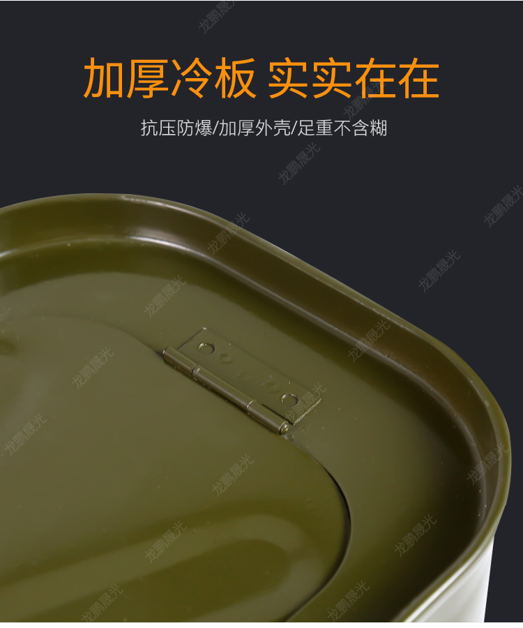 Thickened long-spout oil can, portable refueling can, iron can, portable oil jug, water filling can, 14L conversion can, gasoline can