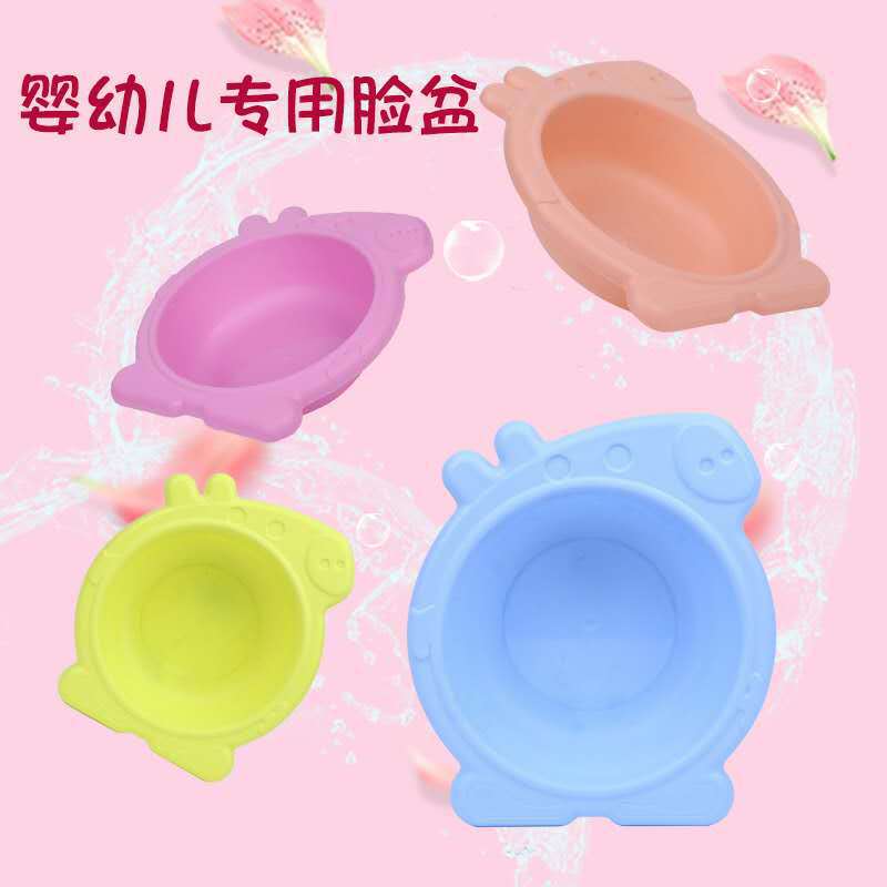 Manufactor Direct selling Piggy baby Dedicated Cartoon basin children Washbasin Advertising gifts Plastic pots logo