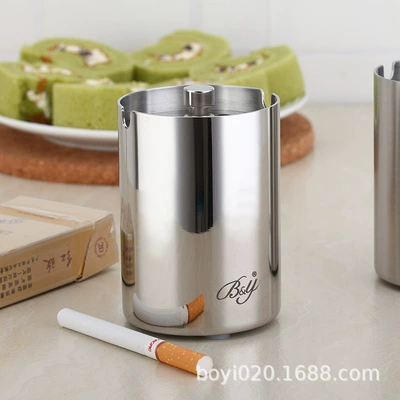 Mini fincan yerləşdirməli, ikiqat qapaqlı, paslanmayan polad külqabı, 6.5CM