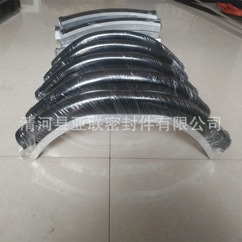 弧形2540防撞胶条agv边缘防碰撞信号带安全触边开关自动门防撞