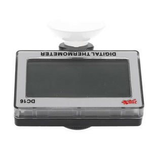 DC16 suction type aquarium thermometer submersible fish tank thermometer mini thermometer high and low temperature alarm