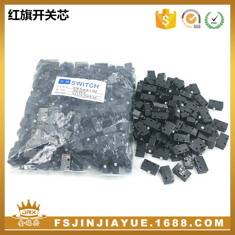 Красный Флаг маленький переключатель красный флаг KW4-OZ пистолет для аргонодуговой сварки микропереключатель сердечник сварочного пистолета переключатель