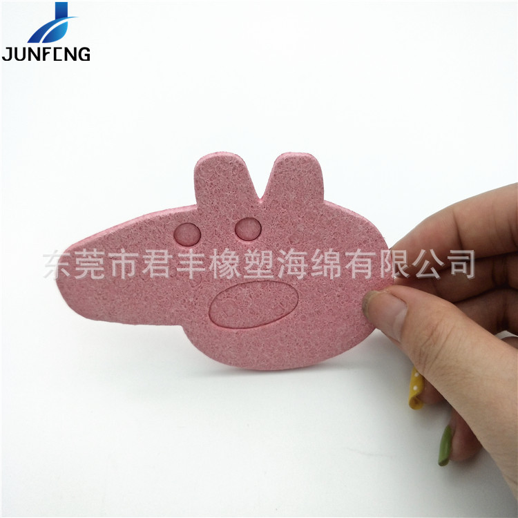 大量直销植物纤维素立体海绵块 定制各种规格木浆棉洗脸扑