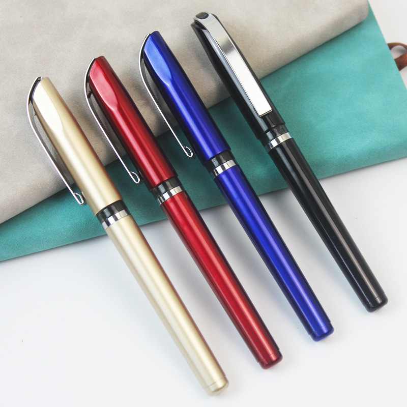 Pluma de regalo publicitario de plástico publicidad pluma de gel Impresión de logotipo personalizado con funda suave pluma de firma de color al por mayor