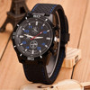 Fashionable trend racing car, silica gel quartz sports watch, internet celebrity