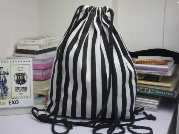 Drawstring Sports Backpack - Spacious Travel Bag for Basketball/Football, Worn on Shoulder