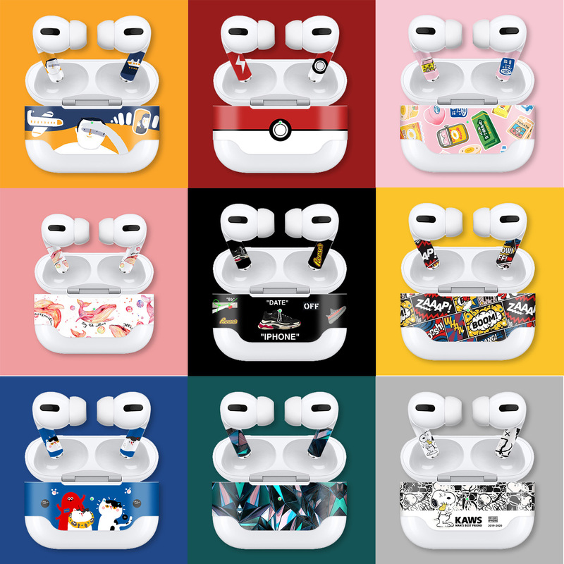 Suitable for Apple airpods pro Sticker 3 Generation Headphone Protective Film Creative Wireless Bluetooth Anti-Slip Film