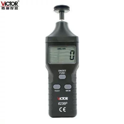 VICTOR 6236P təmassız lazer/kontakt fotoelektrik taxometr