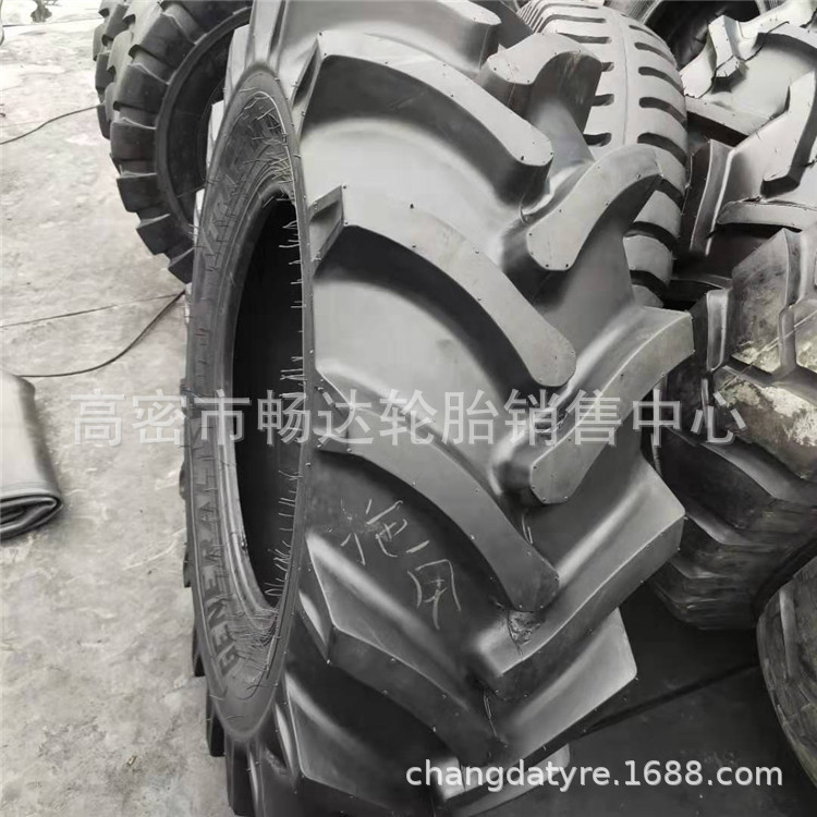 销售14.9-24 水旱两用 农用拖拉机轮胎 人字花纹